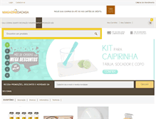 Tablet Screenshot of magazinedacasa.com.br